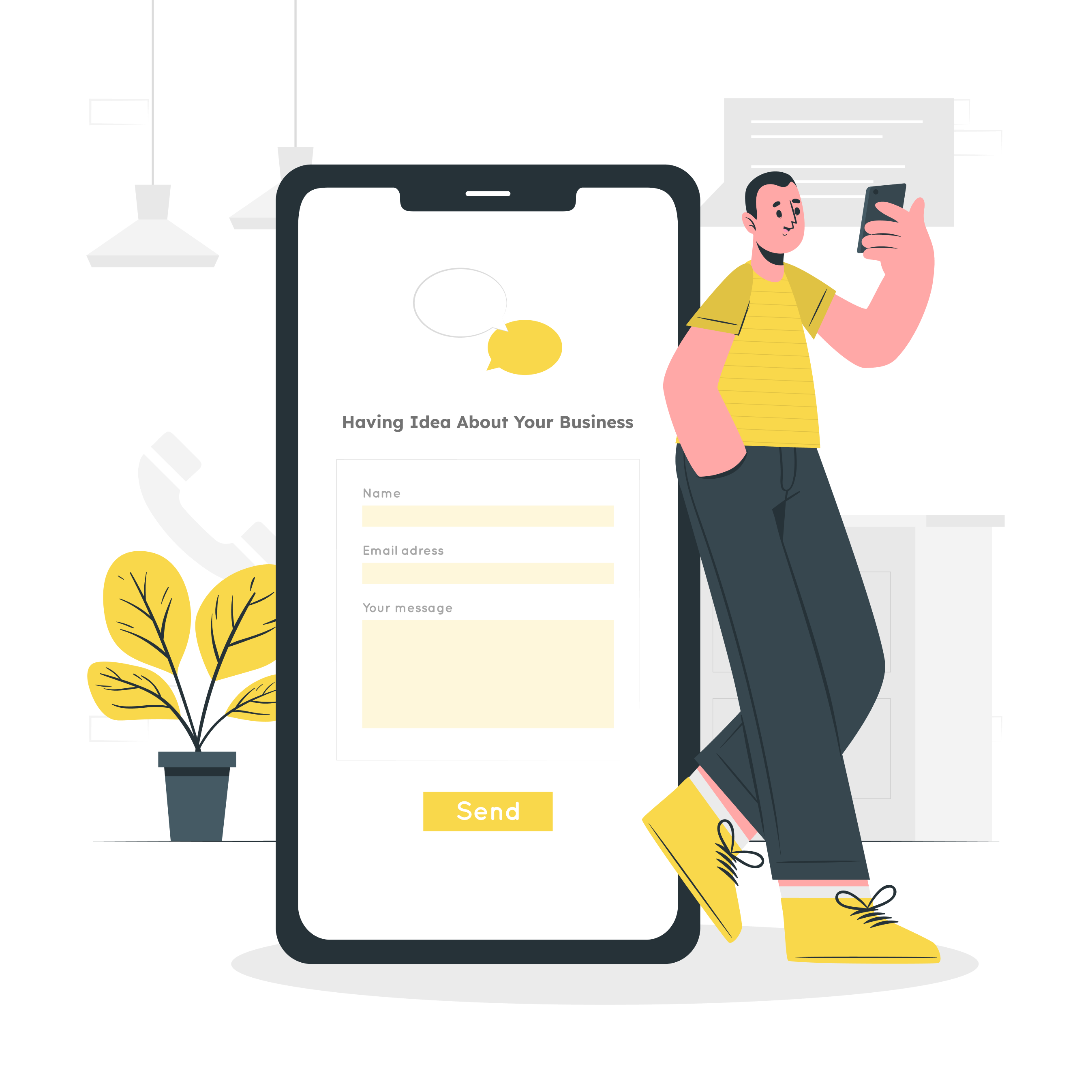Mobile Illustration